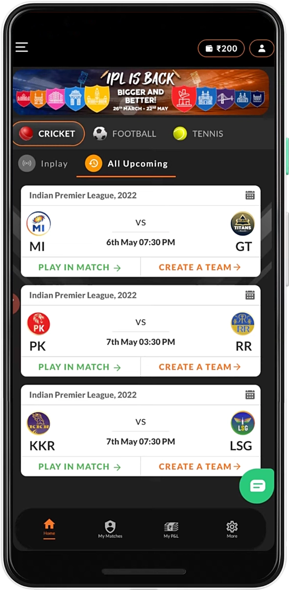 Fairplay's mobile app provides the ability to bet on fantasy sports