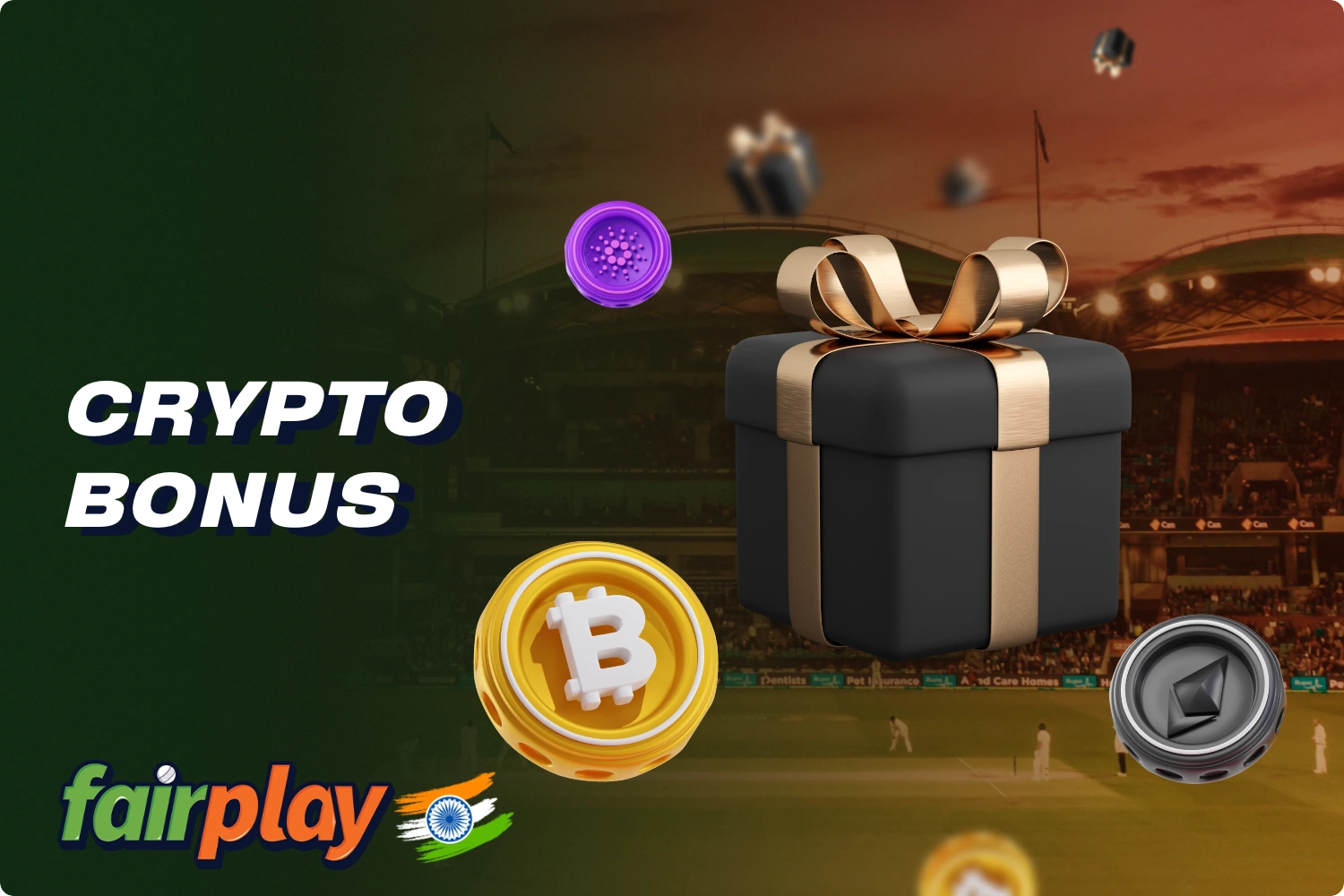 By depositing Fairplay using cryptocurrency users will receive a crypto bonus