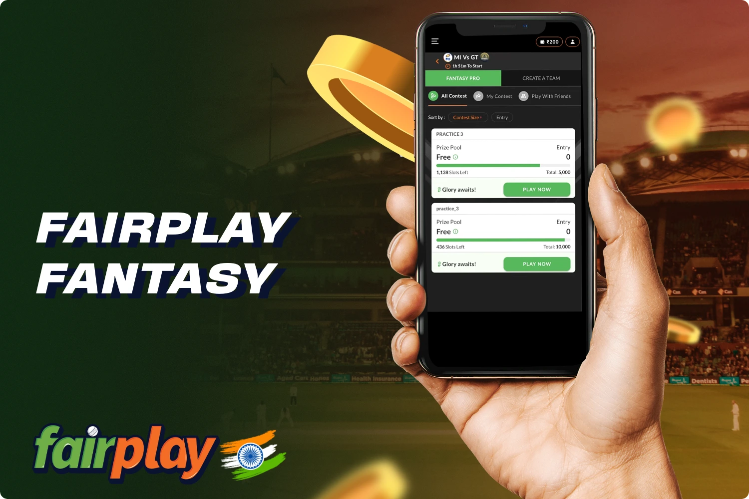 Fairplay Fantasy is a special place where users from India can bet on fantasy sports