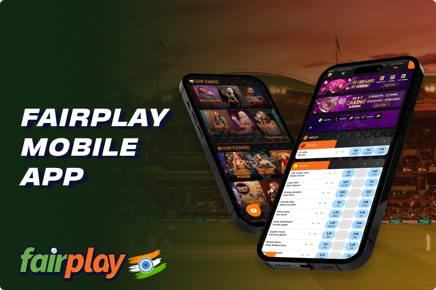 Download the Fairplay mobile app for Android and iOS completely free of charge from the official website