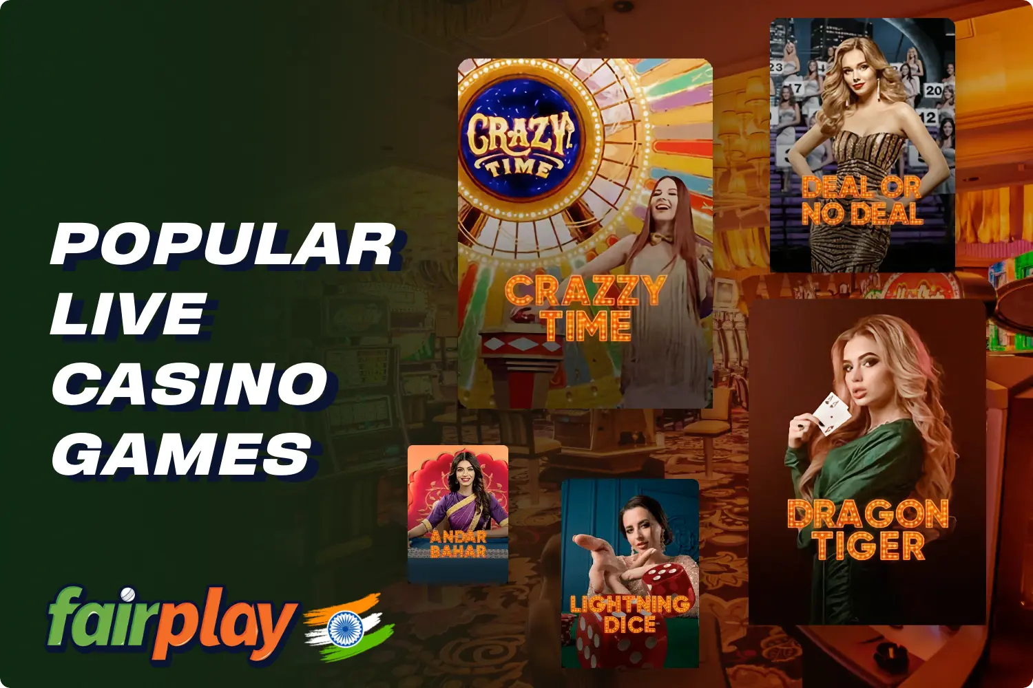 Fairplay's live casino offers users the best live dealer games at Fairplay Live Casino