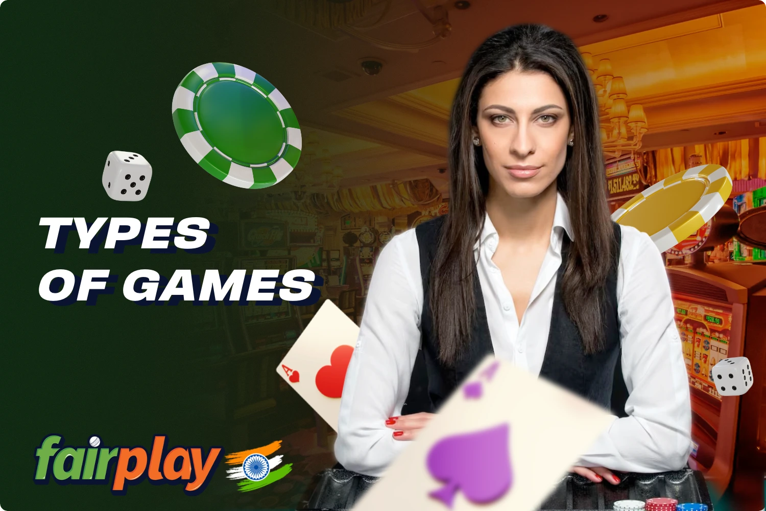 Indian users will find several types of games at Fairplay Casino